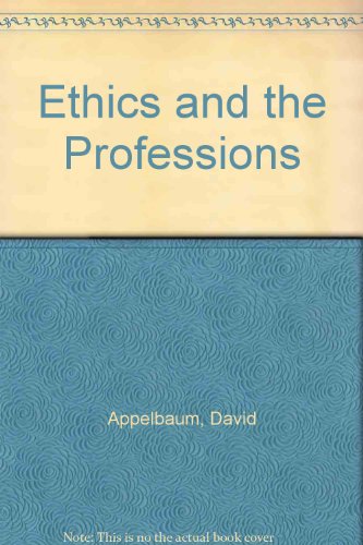 Book Ethics and the Professions free