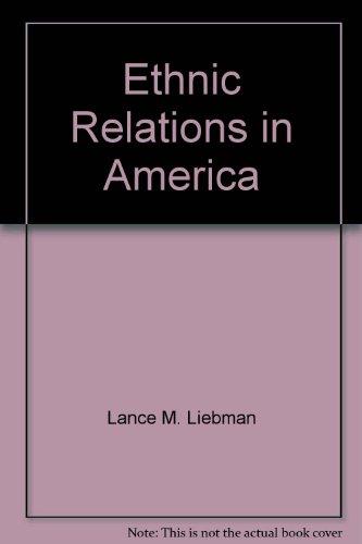 Book Ethnic Relations In America free
