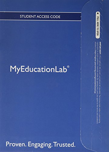 Book NEW MyEducationLab with Pearson eText -- Standalone Access Card -- for Developing Literacy: Reading and Writing To, With, and By Children free