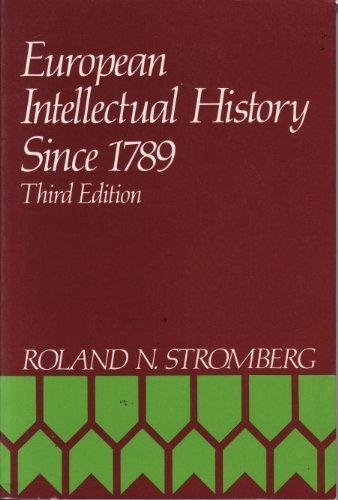 Book European intellectual history since 1789 free