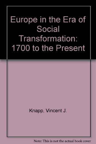 Book Europe in the era of social transformation, 1700-present free