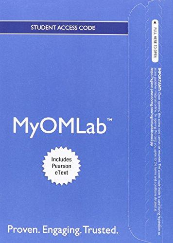 Book NEW MyOMLab with Pearson eText -- Access Card -- for Operations Management free