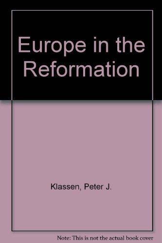 Book Europe In The Reformation free