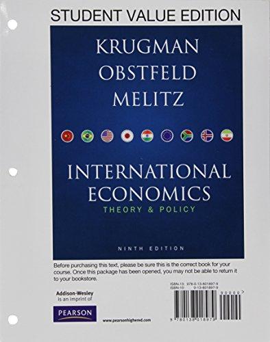 Book Student Value Edition For International Economics Plus New Myeconlab With Pearson Etext -- Access Card Package (1-semester Access) (9th Edition) free