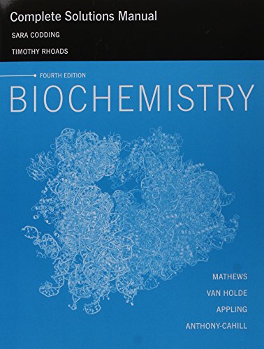 Book Complete Solutions Manual for Biochemistry, 4/e free