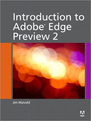 Book Introduction to Adobe Edge Preview 2 free