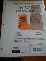 Book Principles of Operations Management, Student Value Edition Plus NEW MyOMLab with Pearson eText -- Access Card Package (8th Edition) free