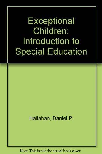 Book Exceptional children: Introduction to special education free