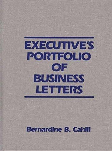 Book Executives Portfolio of Business Letters free