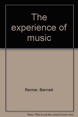Book The experience of music free