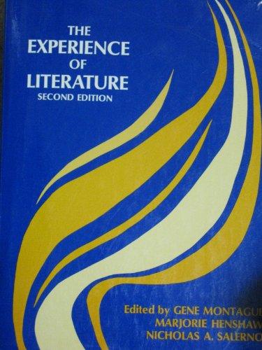 Book The Experience of Literature. free