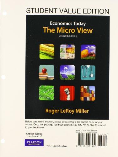 Book Economics Today: The Micro View Plus New Myeconlab With Pearson Etext Access Card, Student Value Edition free
