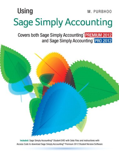 Book Using Sage Simply Accounting 2012 with Text Enrichment Site free