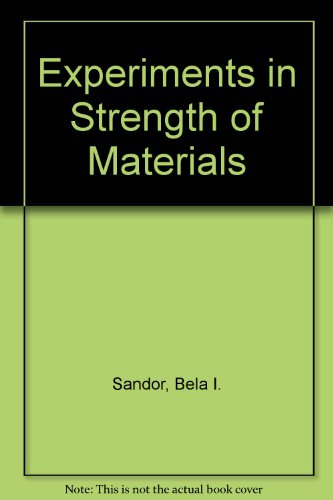 Book Experiments in Strength of Materials free