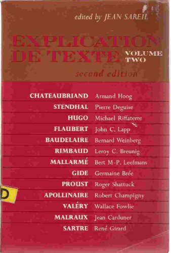 Book Explication de texte (French Edition) free