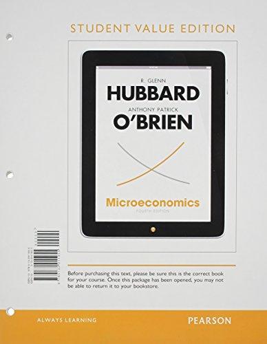Book Student Value Edition for Microeconomics Plus New Myeconlab with Pearson Etext (1-Semester Access) -- Access Card Package free