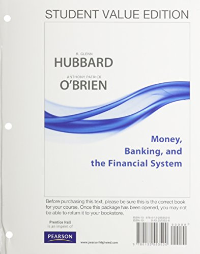 Book Money, Banking, and the Financial System + New Myeconlab With Pearson Etext 1-semester Access: Student Valued Edition free