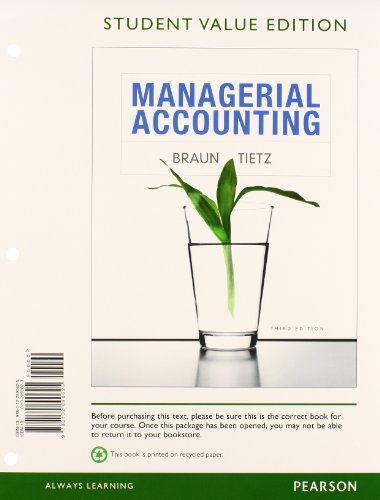 Book Managerial Accounting with Access Card free