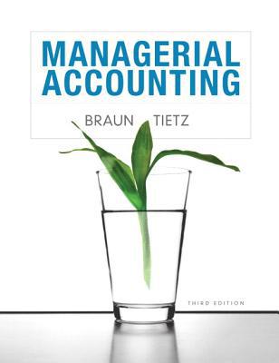 Book Managerial Accounting Plus New Myaccountinglab with Pearson Etext -- Access Card Package free