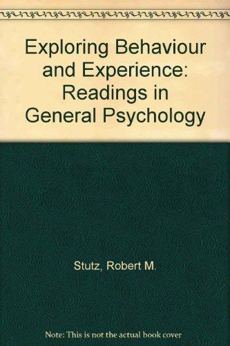 Book Exploring behavior and experience free