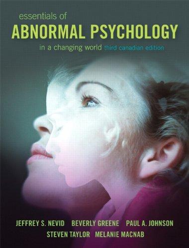 Book Essentials of Abnormal Psychology, Third Canadian Edition with MySearchLab (3rd Edition) free