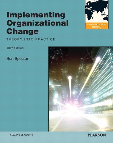 Book Implementing Organizational Change free