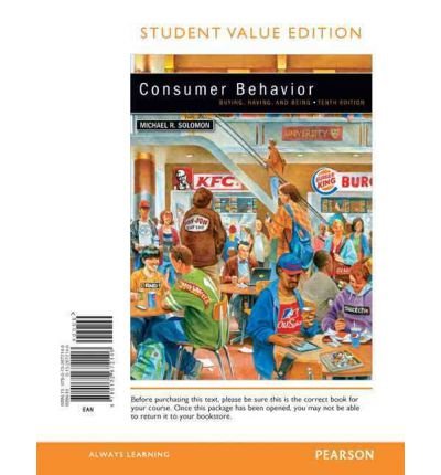 Book Consumer Behavior: Student Value Edition free