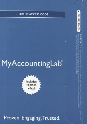 Book NEW MyAccountingLab with Pearson eText --  Access Card -- for Shapland and Turner Cases in Financial Accounting free