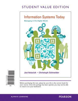 Book Information Systems Today: Managing in the Digital World free