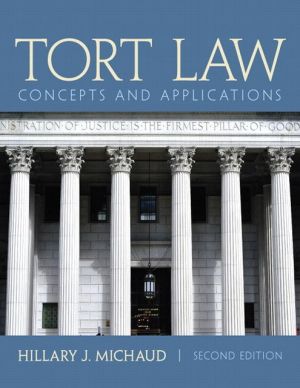Book Tort Law: Concepts and Applications free