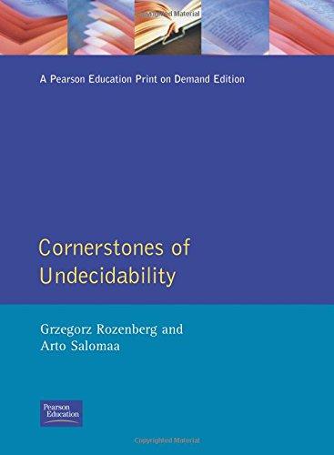 Book Cornerstones Of Undecidability C (prentice Hall International Series In Computer Science) free