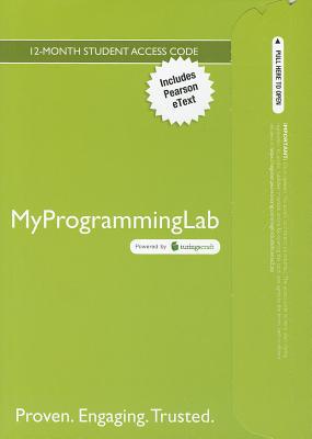 Book MyProgrammingLab with Pearson eText -- Access Card -- for Introduction to Java Programming, Brief Version (MyProgrammingLab (Access Codes)) free