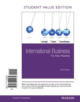 Book International Business: The New Realities, Student Value Edition (3rd Edition) free
