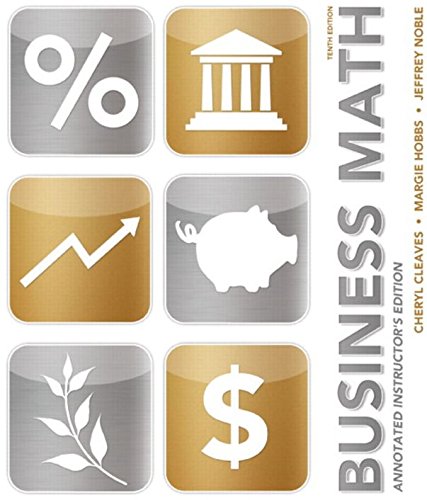 Book Business Math (10th Edition) - Annotated Instructor's Edition free