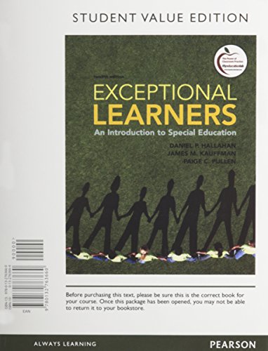 Book Exceptional Learners: An Introduction to Special Education, Student Value Edition Plus NEW MyEducationLab with Pearson eText -- Access Card Package (12th Edition) free