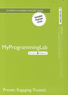 Book MyLab Programming with Pearson eText -- Access Card -- for Introduction to Programming Using Python (MyProgrammingLab (Access Codes)) free