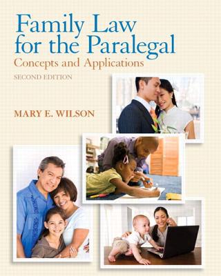 Book Family Law for the Paralegal: Concepts and Applications Plus New Mylegalstudieslab and Virtual Law Office Experience with Pearson Etext -- Access Card Package free