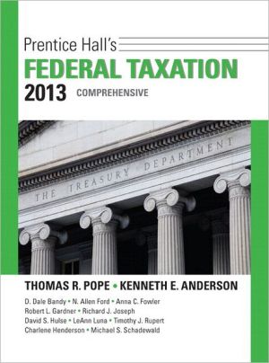 Book Prentice Hall's Federal Taxation 2013 Comprehensive + New Myaccountinglab With Pearson Etext free