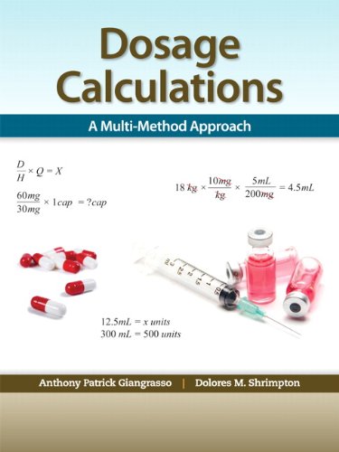 Book Dosage Calculations: A Multi-Method Approach (2-downloads) free