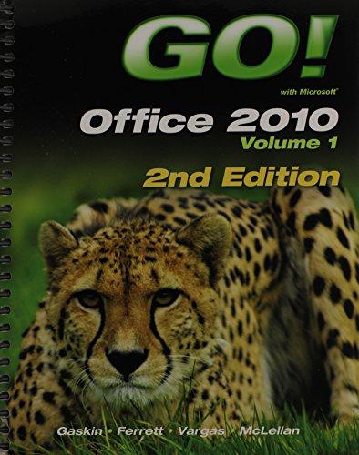 Book GO! with Office 2010 Volume 1 Plus myitlab (2nd Edition) (Go! with Microsoft) free