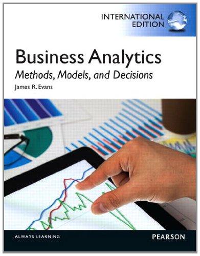 Book Business Analytics: Methods, Models and Decisions free