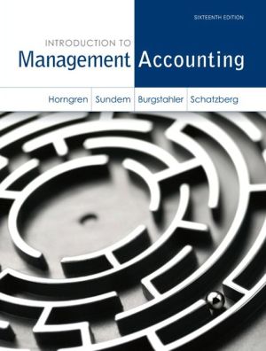 Book Introduction to Management Accounting (Myaccountinglab) free