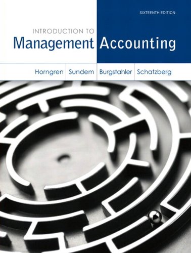 Book Introduction to Management Accounting (2-downloads) free