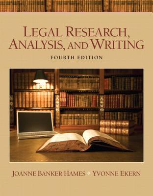 Book Legal Research, Analysis, and Writing with Student Access Code free