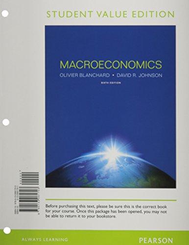 Book Macroeconomics, Student Value Edition (6th Edition) free