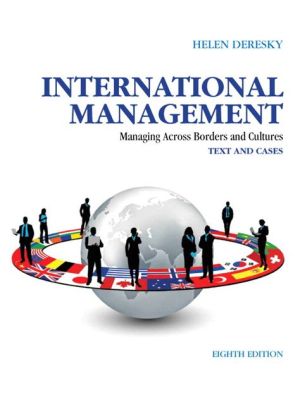 Book International Management: Managing Across Borders and Cultures, Text and Cases (8th Edition) free