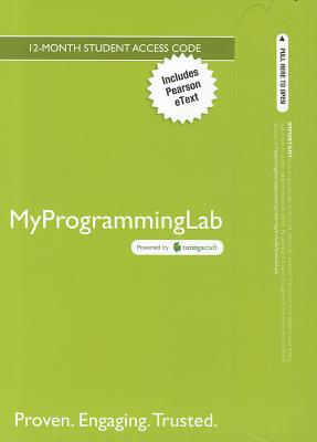 Book Myprogramminglab With Pearson Etext -- Access Card -- For Starting Out With Python (myprogramminglab (access Codes)) free