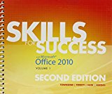 Book Skills for Success with Office 2010, Volume 1, and Myitlab with Pearson Etext free