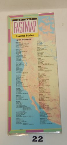 Book Gousha Fastmap United States (interstate Driving Time Chart Included On Map) free