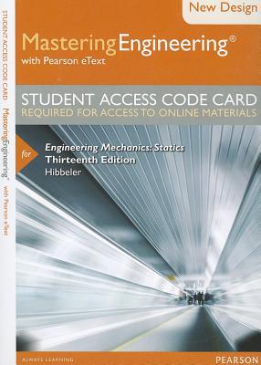 Book Modified Masteringengineering With Pearson Etext -- Access Card -- For Engineering Mechanics: Statics (13th Edition) free